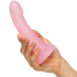 baseks Pink Starry Siliconen Dildo 18 cm