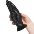 Mister B All Black Otto Fisting Dildo met Zuignap 20 cm