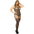 NORTIE Astrid Kanten Catsuit met Open Kruis Plus Size