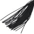 Sex & Mischief Noir Kunstleren Flogger 45,5 cm