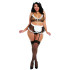 Dreamgirl Maid For You Mesh Dienstmeisjes Kostuum Plus Size