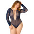 NORTIE Siggy Night Blue Bodystocking Plus Size