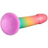 baseks Colour-mix Siliconen Dildo met Zuignap 18 cm