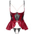 Abierta Fina Red Bustier Set met Halve Cups