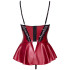 Abierta Fina Red Bustier Set met Halve Cups