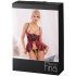 Abierta Fina Red Bustier Set met Halve Cups