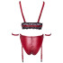 Cottelli Red Bondage BH Set