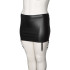 NORTIE Fetish Wetlook Korte Jarretel Rokje Plus Size