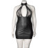 NORTIE Fetish Wetlook Halternek Jurk Plus Size