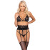 kissable Black BH en Jarretel Set