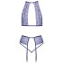 kissable Lavender Halternek BH en Jarretel Set