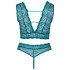 Cottelli Teal BH Set Plus Size
