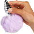 Alive BDSM Line Purple Fluffy Twist Metalen Buttplug Medium