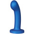 baseks Metallic Blue G-Spot Dildo met Zuignap 14,1 cm