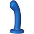 baseks Metallic Blue G-Spot Dildo met Zuignap 14,1 cm
