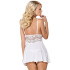 Obsessive Witte Kanten Babydoll Set