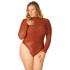 NORTIE Blossom Esme Rust Bodystocking Plus Size