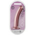 Ouch! Smooth Siliconen G-Spot Dildo met Zuignap 17 cm