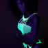 Ouch! Glow in The Dark Neon Green Body - 28819