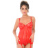 Daring Intimates Rode Kanten Corsage met String