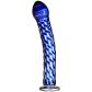 Icicles No 29 Blauwe Glazen Dildo 