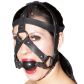 Zado Leather Head Harnas met Gag