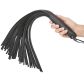Zwarte Leren Flogger 47 cm