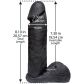 Vac-U-Lock CodeBlack Realistische Penis 20 cm