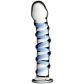 Icicles No 5 Blauwe Glazen Dildo