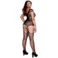 Baci Net Bodystocking met Bretels en Kousen