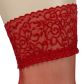 Cottelli Hold-Up Kousen met Kanten Zoom Rood