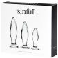 Sinful BumBum Glazen Buttplug-set