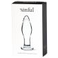 Sinful BumBum Glazen Buttplug Small