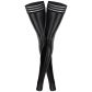 Noir Handmade Power Wetlook Hold-Up Stockings