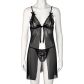 NORTIE Gro Black Kanten Babydoll Set