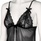 NORTIE Gro Black Kanten Babydoll Set