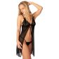 NORTIE Gro Black Kanten Babydoll Set