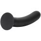 Sinful Slender Siliconen Zwarte Dildo met Zuignap Large