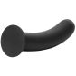 Sinful Slender Black Siliconen Dildo met Zuignap Extra Large
