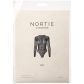 NORTIE Gry Kruisloze Bodystocking met Lange Mouwen