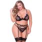 Seven 'til Midnight Nothing But Net Bh Set Plus Size