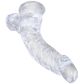 King Cock Clear - Cock with Balls Dildo 20 cm