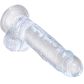 King Cock Doorzichtige Dildo met Ballen 18 cm
