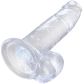 King Cock Doorzichtige Dildo met Ballen 18 cm