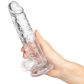 Willie City Classic Clear Realistische Dildo met Zuignap 19,5 cm