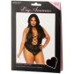 Leg Avenue Kanten Teddy met Open Kruis Plussize