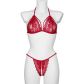 NORTIE Friia Red BH en Kruisloze G-string Set