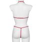 NORTIE Friia Red BH en Kruisloze G-string Set