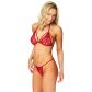 NORTIE Friia Red BH en Kruisloze G-string Set
