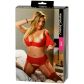 Cottelli Beha met Halve Cups Set Rood Plus Size